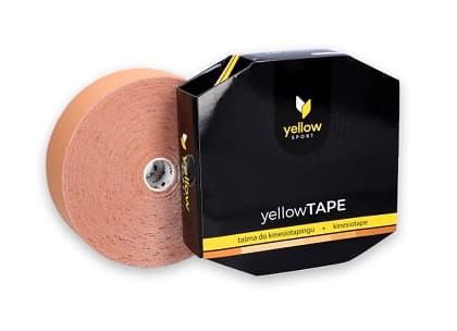 Kinezioloģiskais teips 5cm x 32m, yellowTape