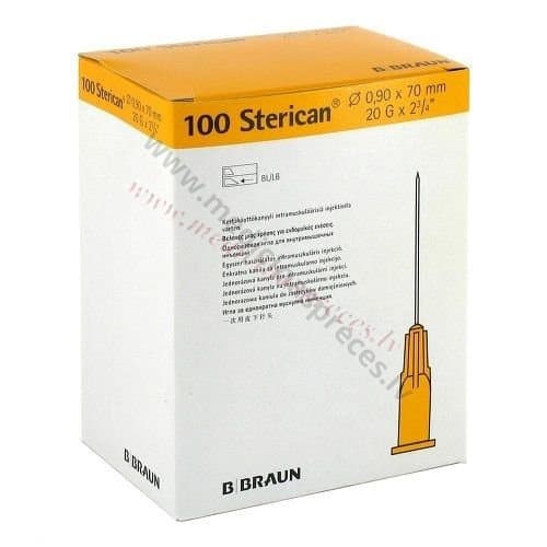 B Braun Sterican adata, dažādi izmēri.