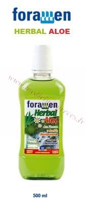 Foramen Herbal Aloe mutes skalojamais
