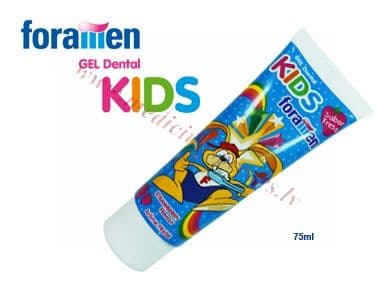 Foramen Kid zobu gels, 75 ml