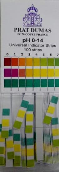 pH noteikšanas teststrēmeles,100 gab