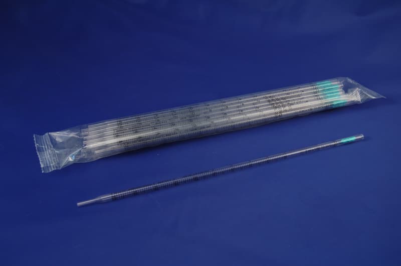 Seroloģijas pipete 2 ml. Iepakojumā 25 pipetes.