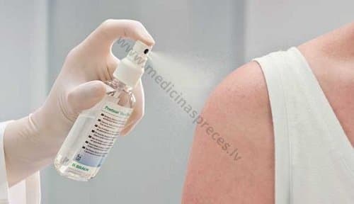 PRONTOSAN brūču aprūpes šķīdums flakonā ar izsmidzinātāju, 75 ml.