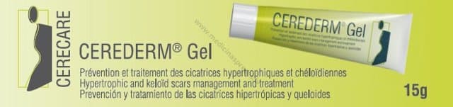 CEREDERM gels (silikona gēls),15 gr. Paredzēts jebkuras izcelsmes hipertrofisko un keloīdo rētu ārstēšanai.
