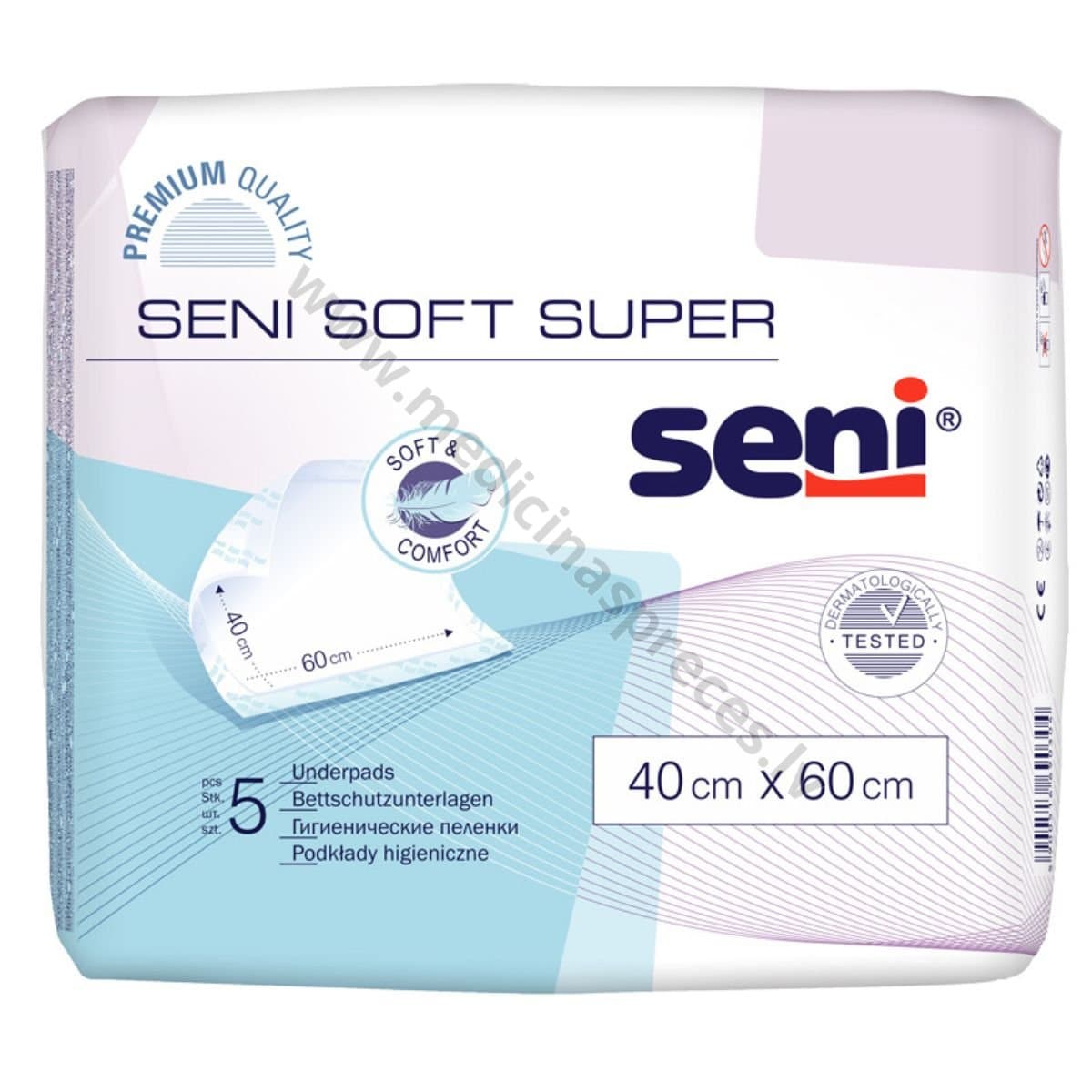 Seni Soft absorbējošs palags.