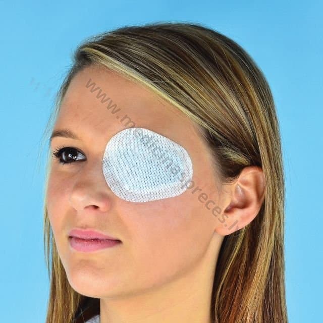 Plāksteris acīm elastopor EYE, neausta materiāla, ar absorbējošu vidusdaļu, pa…