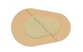 Plāksteris acīm elastopor EYE, neausta materiāla, ar absorbējošu vidusdaļu, pašlīmējošs, sterils