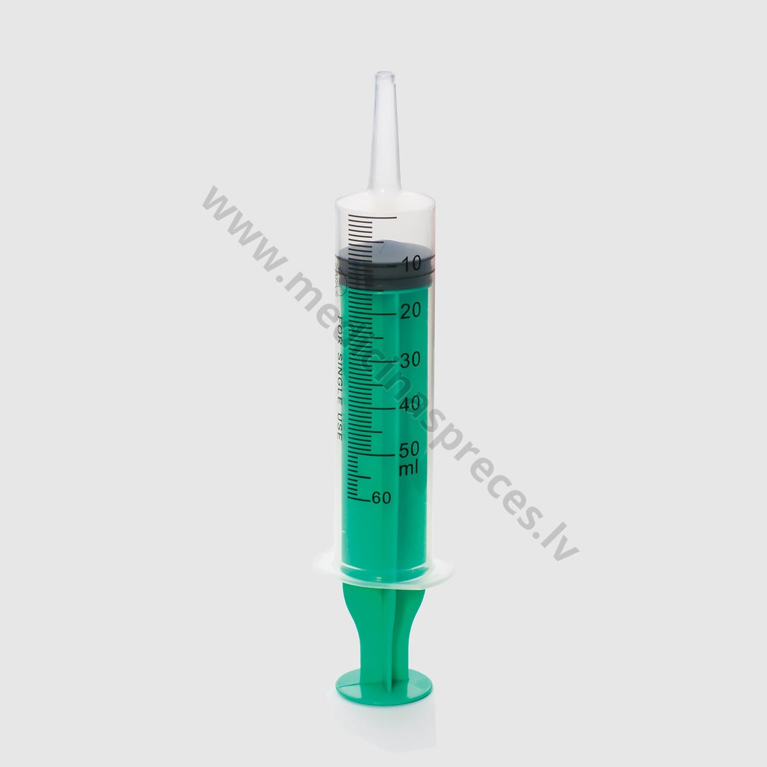 Šļirce skalošanai, 50-60 ml, 3 komponentu, sterila.