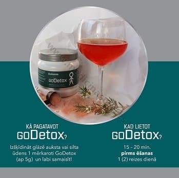GoDetox  vielmaiņai un svara kontrolei, 400g