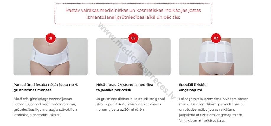 Atbalsta josta grūtniecēm.