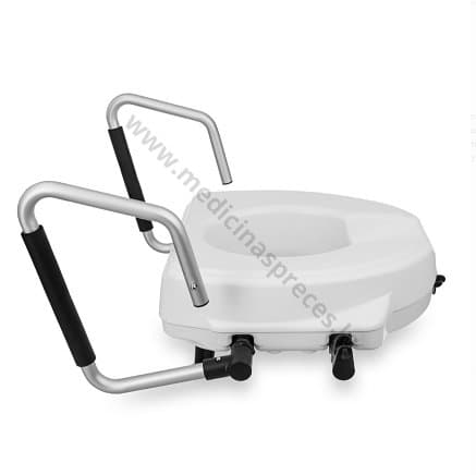 WC paaugstinājums ar rokturiem, 12 cm