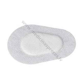 Plāksteris acīm elastopor EYE, neausta materiāla, ar absorbējošu vidusdaļu, pašlīmējošs, sterils