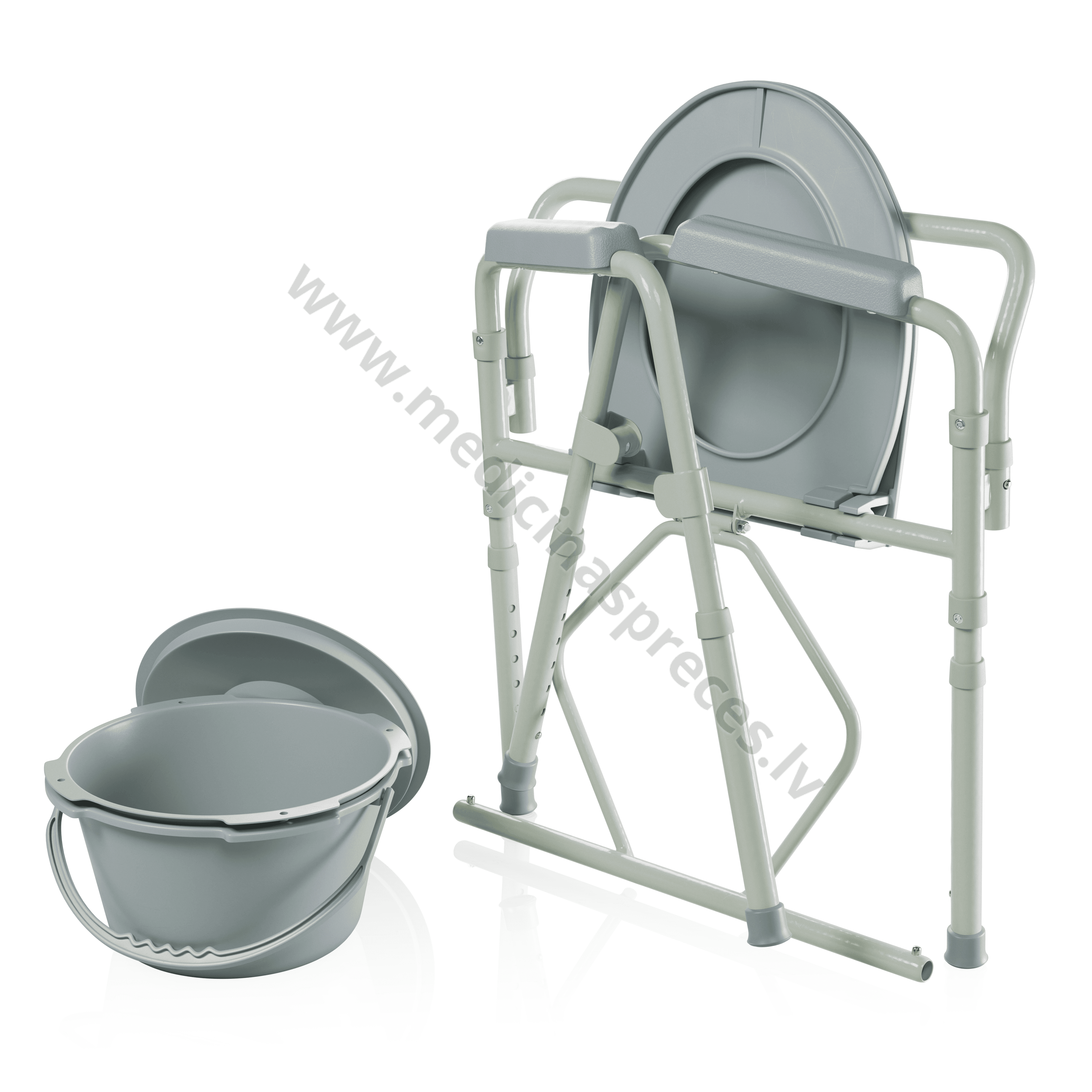 WC krēsls, salokāms.