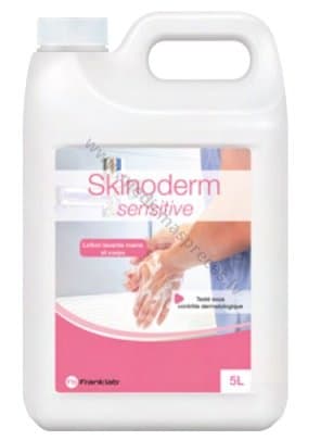 Skinoderm sensitive roku un ķermeņa mazgāšanas losjons.