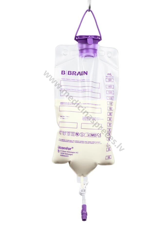 Enterālās barošanas maiss bez pagarinātāja, 500 ml