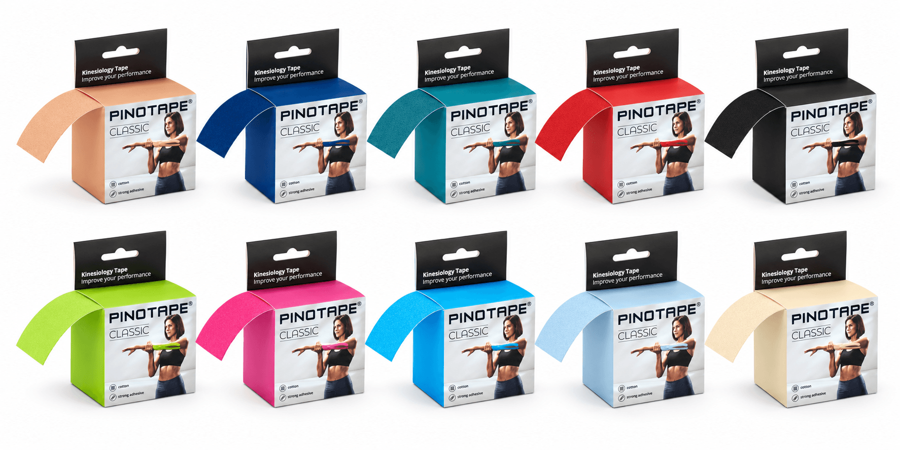 PINOTape Classic kinezioloģiskais teips 5cm × 5m