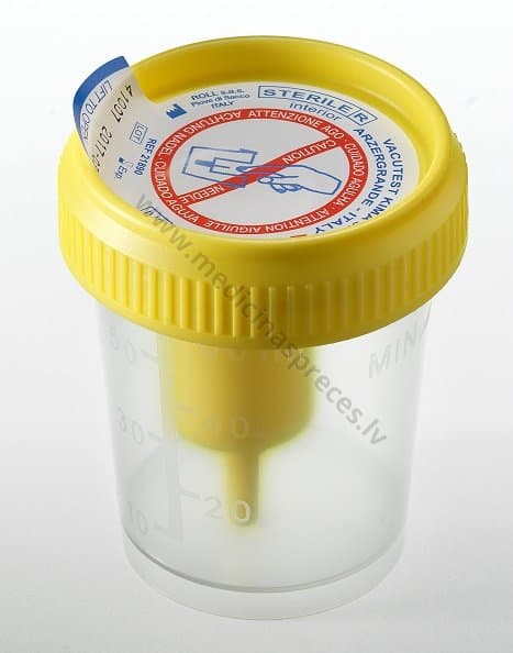 Konteiners 120 ml, sterils.