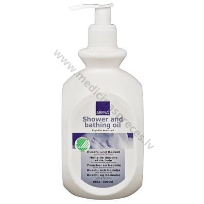 ABENA shower and bathing oil, eļļa matu un ķermeņa mazgāšanai, 500 ml.