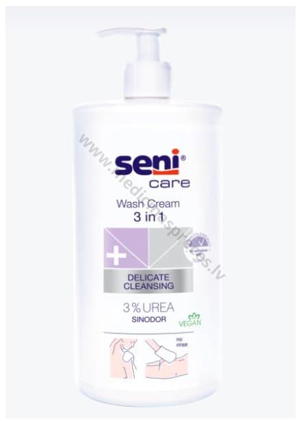 Seni Care ķermeņa mazgāšanas līdzeklis 3in1, 1000 ml