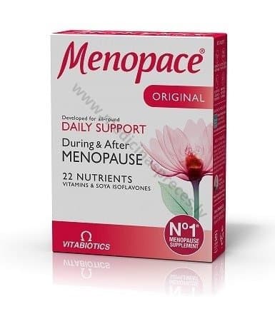 Menopace original. Iepakojumā 30 tabletes.