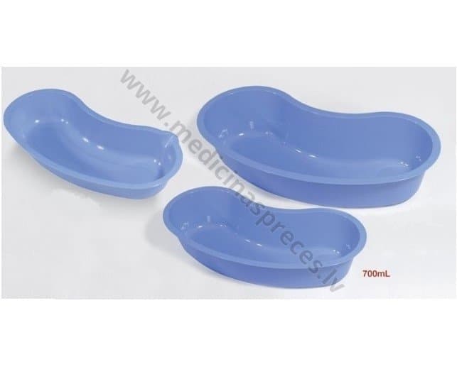 Nierveida šāle, plastmasa (zila) 700 ml.