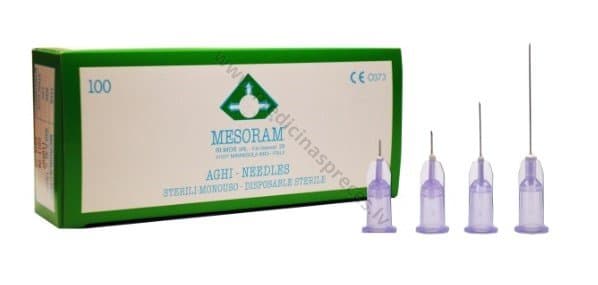 Mezoterapijas adatas MESORAM 30G, sterilas