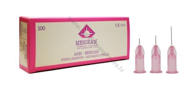 Mezoterapijas adatas MESORAM 32G, sterilas