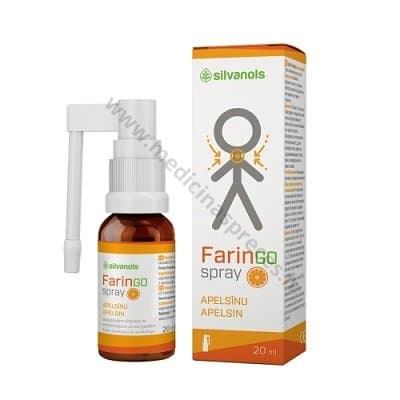 FarinGospray apelsīnu, 20 ml.