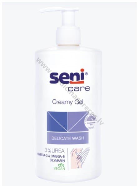 Seni Care Gels ķermeņa mazgāšanai (3% urea), 500 ml.