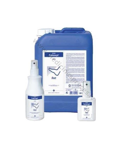 Cutasept Feet aerosols pēdu un apavu dezinfekcijai.
