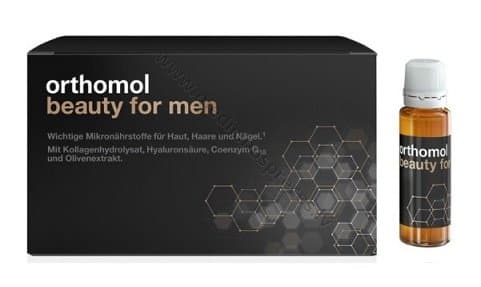 Orthomol Beauty for Men. Iepakojumā 30 dienu devas: flakoni pa 20 ml.