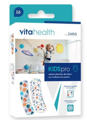 Vitahealth Kids pro boys plāksteri. Iepakojumā 16 plāksteri