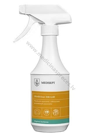 Mediclean 530 Grill putas piedegušu un taukainu virsmu tīrīšanai, 500 ml.
