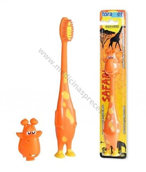 Zobu birste bērniem FORAMEN SAFARI Extra Soft.