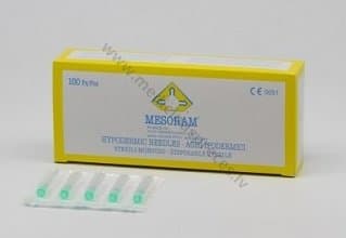 Mezoterapijas adatas MESORAM 33G, sterilas