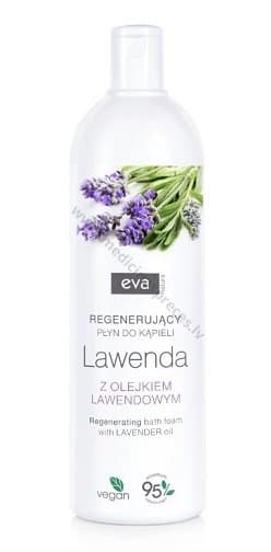 Eva Natura atjaunojošas vannas putas ar lavandas eļļu, 750 ml.