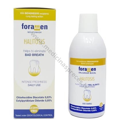 FORAMEN HALITOSIS Mutes skalojamais līdzeklis, 500ml.