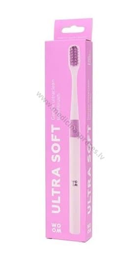 Zobu birste WOOM Ultra Soft rozā