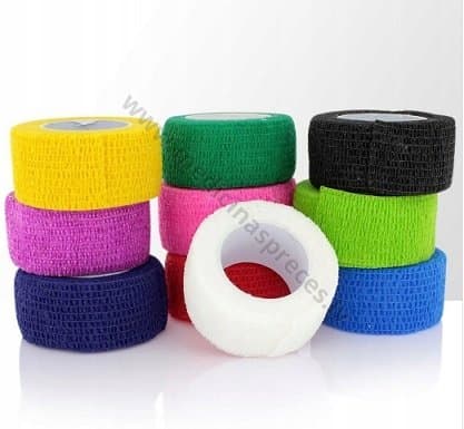 Pašlīpoša, elastīga saite yellowBAND, 2.5 cm x 4.5m, nesterila