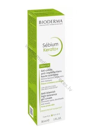 BIODERMA Sébium Kerato+ krēms, 30 ml.