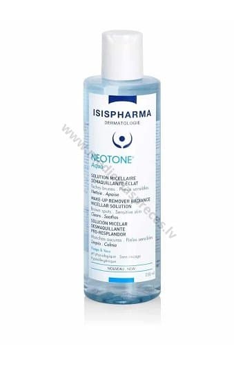 ISISPHARMA NEOTONE Aqua make-up remover radiance micelārais ūdens, 250 ml