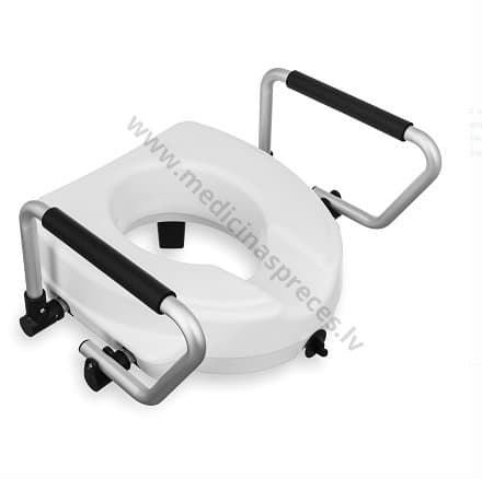 WC paaugstinājums ar rokturiem, 12 cm
