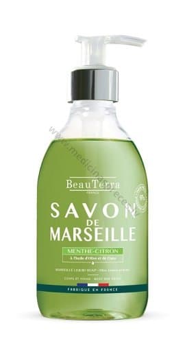 Ziepes rokām un ķermenim ar Citronu-Piparmētras aromātu, BeauTerra.