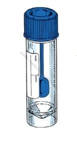 Konteiners ar karoti fēcēm 30ml, nesterils ar uzlīmi.