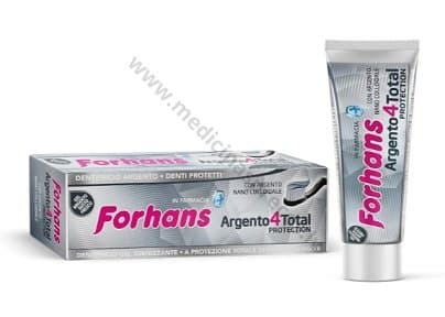 Zobu pasta FORHANS ARGENTO 4 TOTAL PROTECTION, 75 ml.