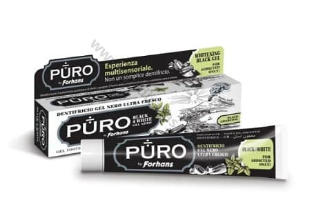 Zobu pasta FORHANS BLACK4WHITE, 75 ml.