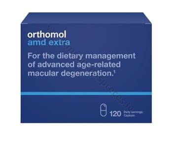 ORTHOMOL AMD EXTRA, vitamīni acu veselībai.