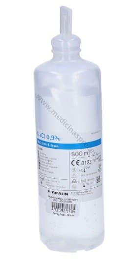 NaCl 0.9% ECOLAV, sterils šķīdums skalošanai, ērti lietojamā pudelē