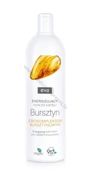 Eva Natura tonizējošas vannas putas ar dzintara biokompleksu, 750 ml.