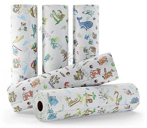 Kušetes rullis KidsRoll ar zīmējumiem, 50cmx 46m